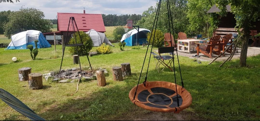 Wczasy Na Kaszubach U Hani Wiele Exterior foto
