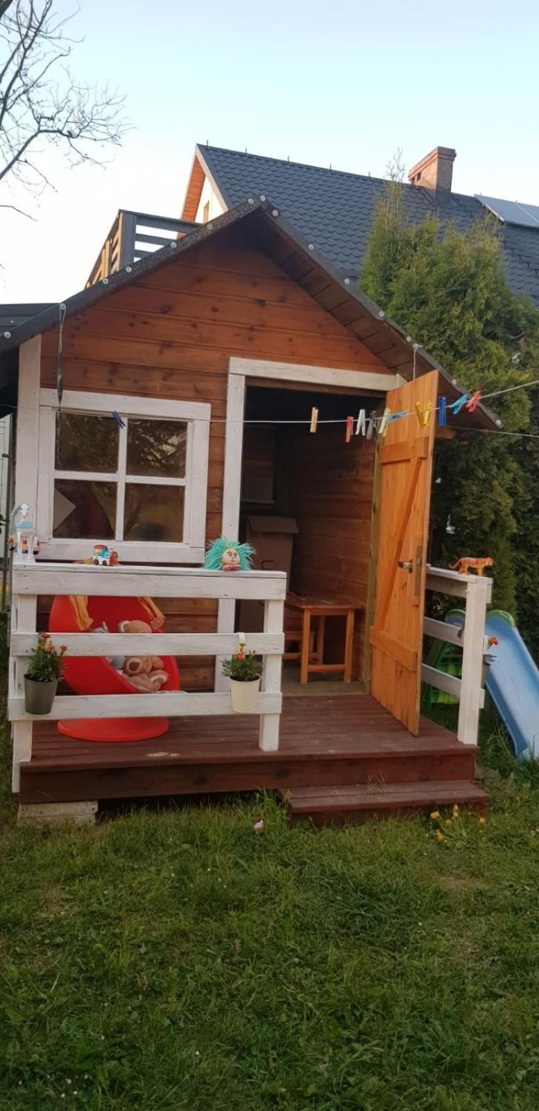 Wczasy Na Kaszubach U Hani Wiele Exterior foto